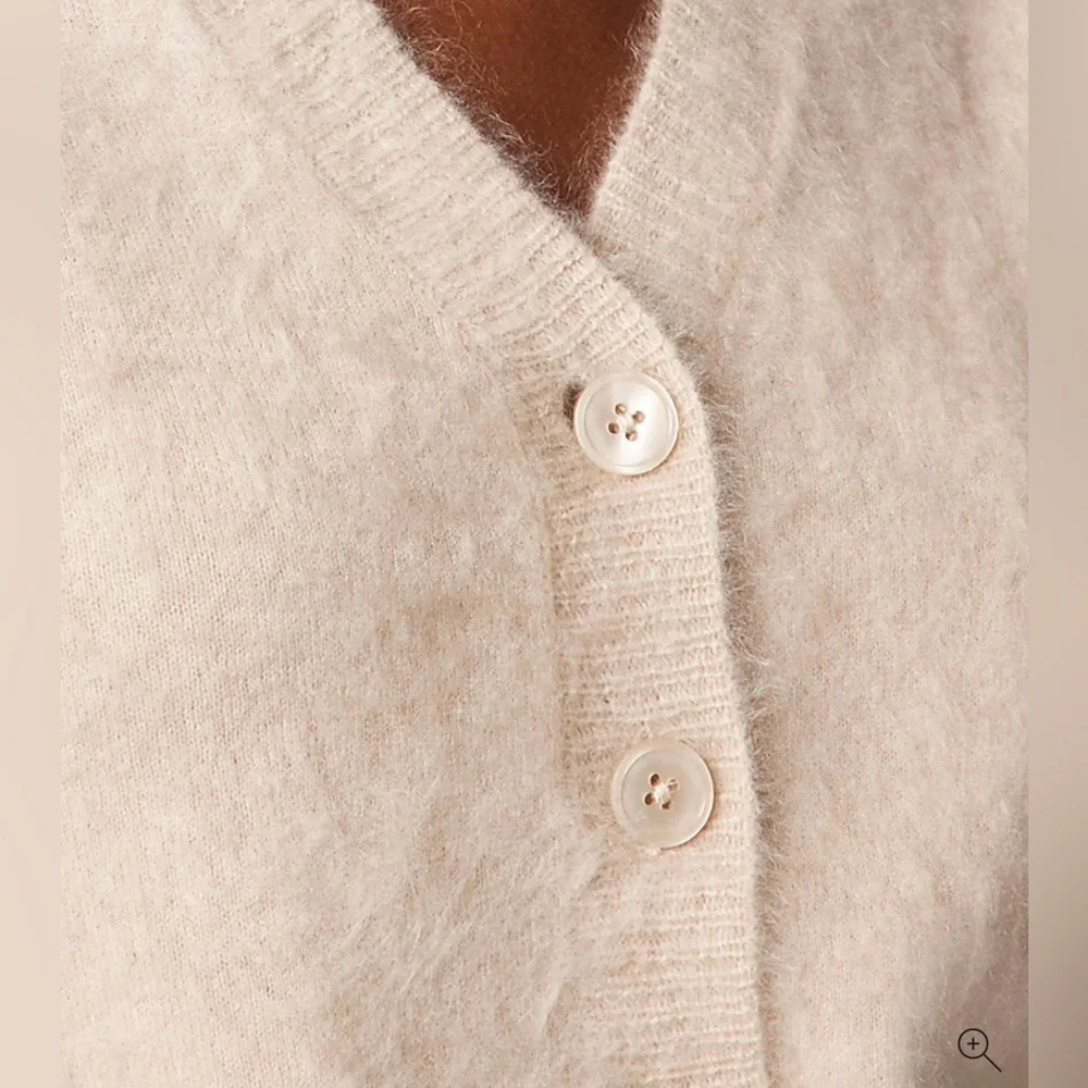 J. CREW Brushed cashmere short-sleeve cardigan Size‎ S, M NWT $178 CM665